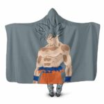 Dragon Ball Super Ultra Instinct Vector Art Hooded Blanket