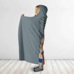 Dragon Ball Super Ultra Instinct Vector Art Hooded Blanket
