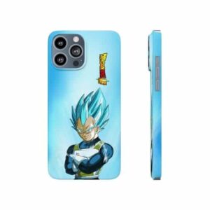 Dragon Ball Super Vegeta Blue Portrait iPhone 13 Fitted Case