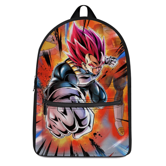 Dragon Ball Super Vegeta SSG Attack Pose Awesome Backpack