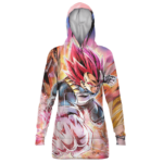 Dragon Ball Super Vegeta SSG Dope All Over Hoodie Dress