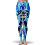 Dragon Ball Super Vegeta SSGSS Blue All Over Print Leggings