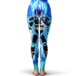 Dragon Ball Super Vegeta SSGSS Blue All Over Print Leggings