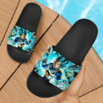 Dragon Ball Super Vegeta SSGSS Charging Up Fantastic Slide Sandals