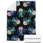 Dragon Ball Super Vegeta SSGSS Trippy Colorful Pattern Cool Fleece Blanket
