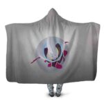 Dragon Ball Super Whis Metal Gray Vector Art Hooded Blanket
