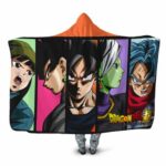Dragon Ball Super Zamasu Arc Main Characters Hooded Blanket