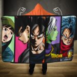 Dragon Ball Super Zamasu Arc Main Characters Hooded Blanket