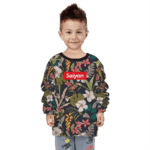 Dragon Ball Supreme Saiyan Breezy Floral Kids Sweatshirt