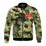 Dragon Ball Supreme Saiyan Camouflage Breezy Bomber Jacket