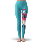 Dragon Ball Teen Bulma Cute Dark Teal Awesome Leggings