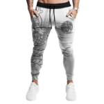 DBZ The Eternal Dragon Shenron Sketch White Tracksuit Bottoms