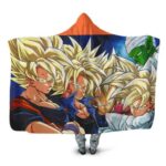 Dragon Ball The Saiyan Team Featuring Piccolo Hooded Blanket