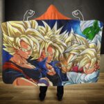 Dragon Ball The Saiyan Team Featuring Piccolo Hooded Blanket