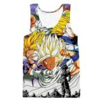 Dragon Ball Trunks Gohan Young Generation Super Saiyan Color Style Tank Top