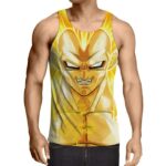 Dragon Ball Vegeta Super Saiyan 3 Cool Yellow Gym Tank Top