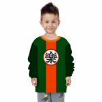 Dragon Ball Yamcha Cosplay Comfort Kanji Kids Sweater