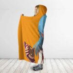 Dragon Ball Young Bulma Carrying Dragon Radar Hooded Blanket