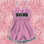 Dragon Ball Young Bulma Pink Outfit Capsule Corp Romper