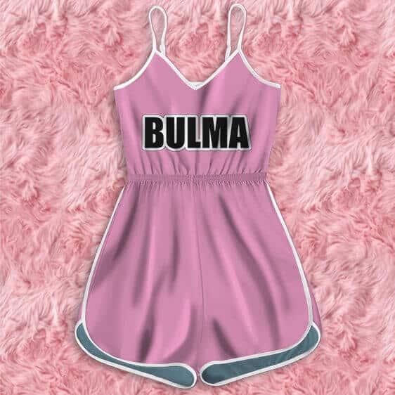 Dragon Ball Young Bulma Pink Outfit Capsule Corp Romper