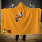 Dragon Ball Young Goku Hanging Upside Down Cool Hooded Blanket