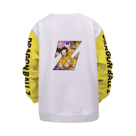 Dragon Ball Z All Fighter Z Saga Awesome Art Kids Sweatshirt Back