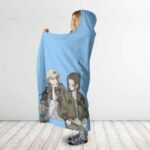 Dragon Ball Z Android 17 & 18 Casual Get Up Hooded Blanket
