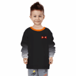 Dragon Ball Z Android 17 Red Ribbon Army Cosplay Kids Sweater
