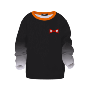 Dragon Ball Z Android 17 Red Ribbon Army Cosplay Kids Sweater