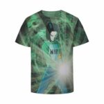 Dragon Ball Z Android 17 Releasing Power Blitz Green T-Shirt