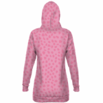 Dragon Ball Z Android 18 Cute Animal Print Pink Hoodie Dress
