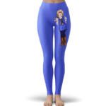 Dragon Ball Z Android 18 Cute Blue Awesome Leggings