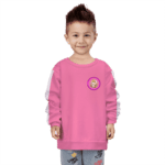 Dragon Ball Z Android 18 Cute Face Pink Children's Sweater