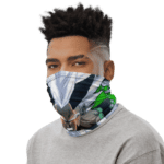 Dragon Ball Z Angry Zaiko Face Covering Neck Gaiter