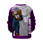 Dragon Ball Z Baby Vegeta Awesome Art White Purple Kids Sweatshirt