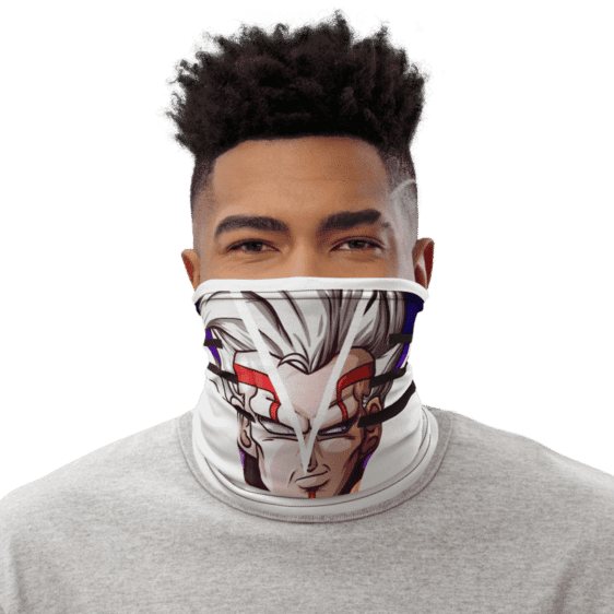 Dragon Ball Z Baby Vegeta White Face Covering Neck Gaiter