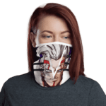 Dragon Ball Z Baby Vegeta White Face Covering Neck Gaiter