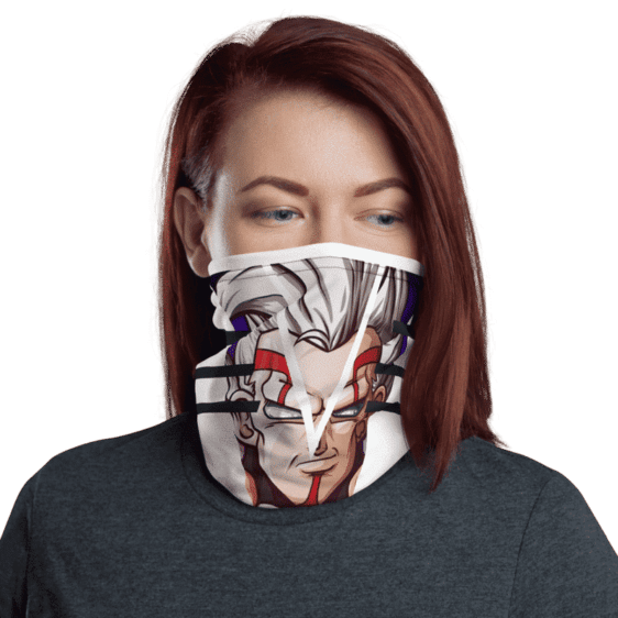 Dragon Ball Z Baby Vegeta White Face Covering Neck Gaiter