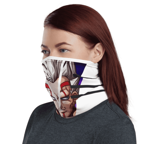 Dragon Ball Z Baby Vegeta White Face Covering Neck Gaiter