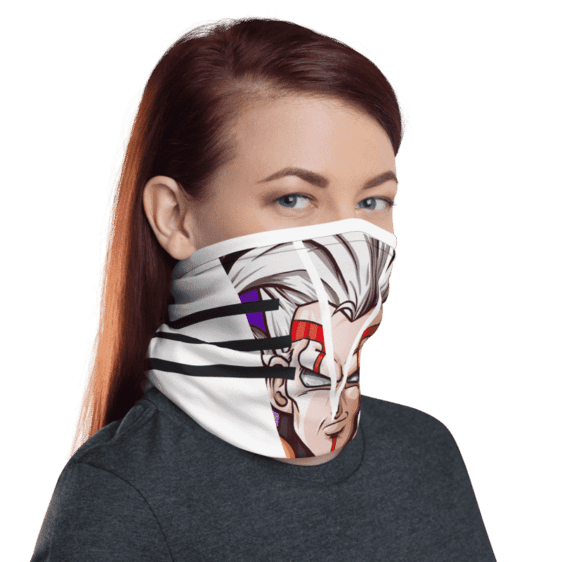 Dragon Ball Z Baby Vegeta White Face Covering Neck Gaiter