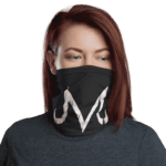 Dragon Ball Z Badass Majin Symbol Black Face Covering Neck Gaiter