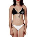 Dragon Ball Z Badman Vegeta Sexy White Bikini Swimsuit - front