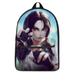 Dragon Ball Z Beautiful Videl Fantastic Artwork Canvas Backpack