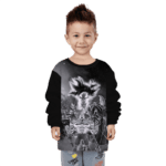 DBZ Black White Goku Vegeta Broly Beerus Whiz Jiren Kids Sweater