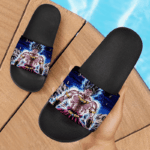 Dragon Ball Z Broly Black Hair Charged Up Excellent Slide Footwear