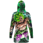 Dragon Ball Z Broly Charging Up Dope All Over Print Hoodie Dress