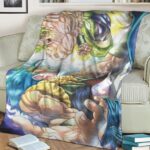 Dragon Ball Z Broly Gogeta Fantastic Cozy Blanket