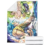 Dragon Ball Z Broly Gogeta Fantastic Cozy Blanket