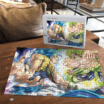 Dragon Ball Z Broly Gogeta Fantastic Landscape Puzzle