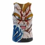 Dragon Ball Z Bruised Majin Vegeta Super Saiyan Cool Tank Top - back
